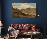 Aften Ved Aenes Kvinnherred By Amaldus Nielsen