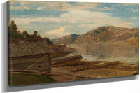 Aften Ved Aenes Kvinnherred By Amaldus Nielsen