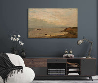 Aften Ved Hvaler By Amaldus Nielsen