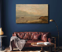 Aften Ved Hvaler By Amaldus Nielsen