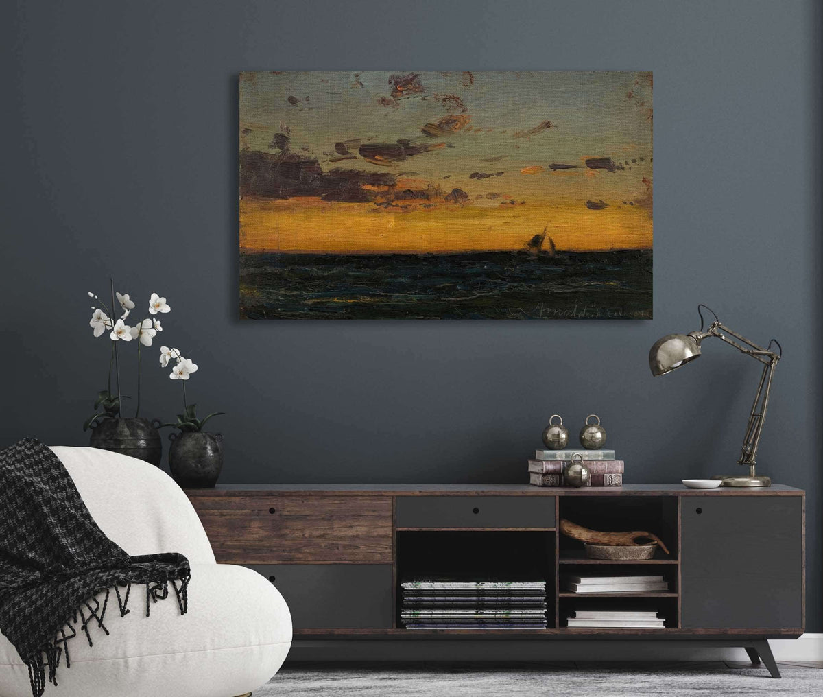 Aftenhimmel By Amaldus Nielsen