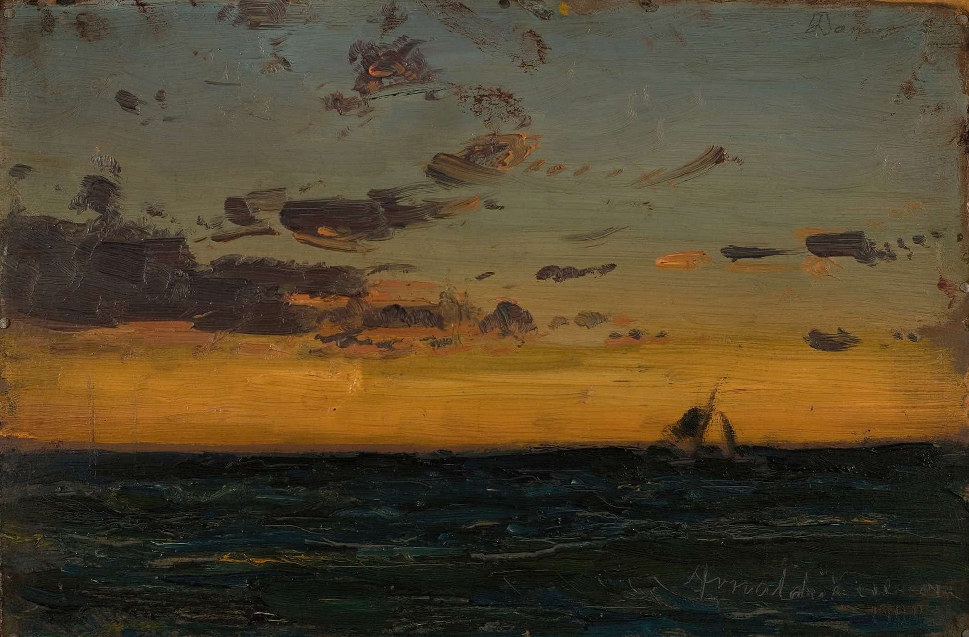Aftenhimmel By Amaldus Nielsen
