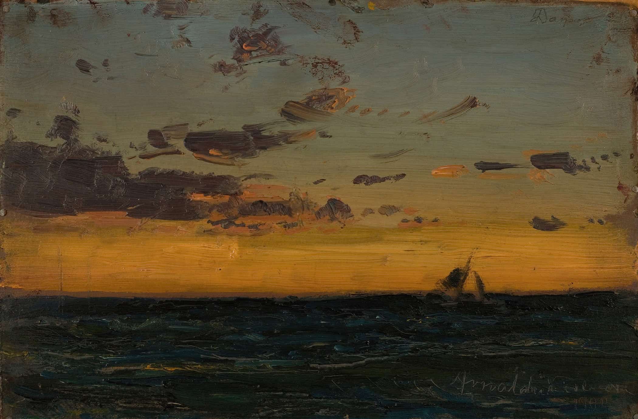 Aftenhimmel By Amaldus Nielsen