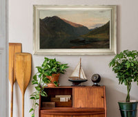 Aftenstemning Fjaerland By Amaldus Nielsen