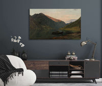 Aftenstemning Fjaerland By Amaldus Nielsen