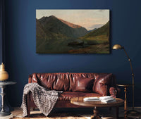 Aftenstemning Fjaerland By Amaldus Nielsen