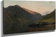 Aftenstemning Fjaerland By Amaldus Nielsen