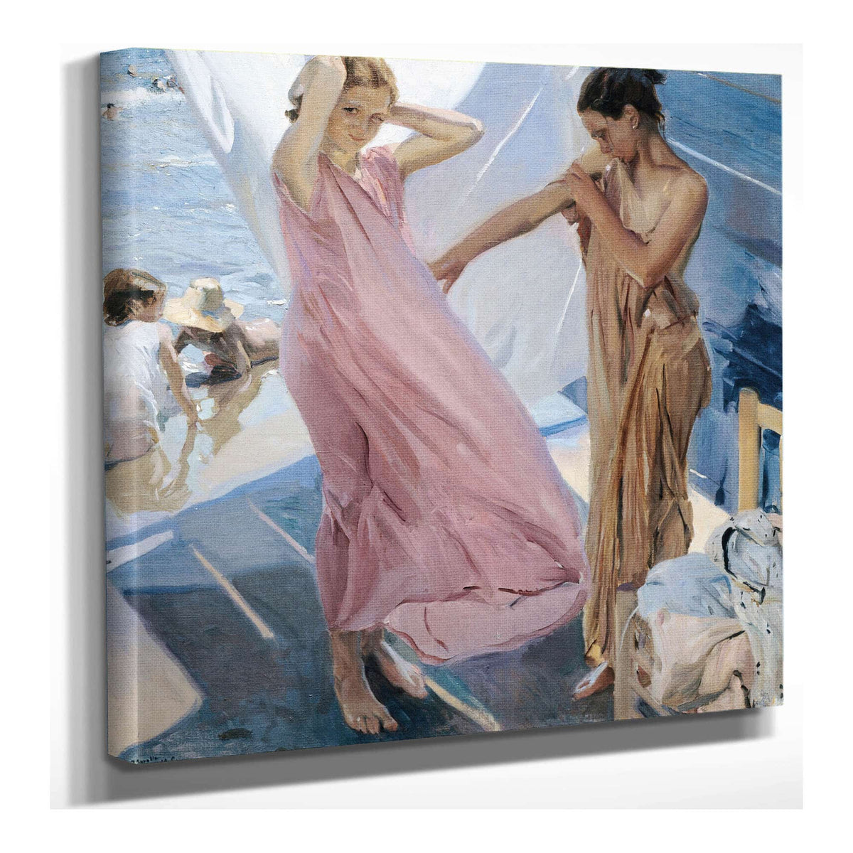 After Bathing Valencia by Joaquin Sorolla