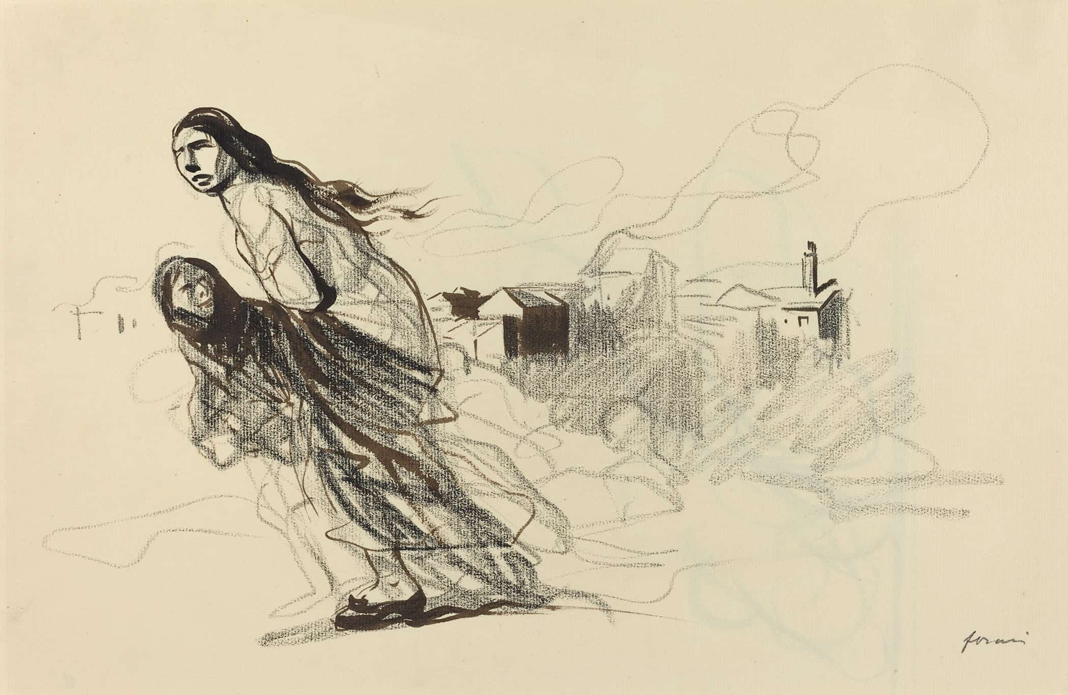After Douai Ii Probably by Jean Louis Forain