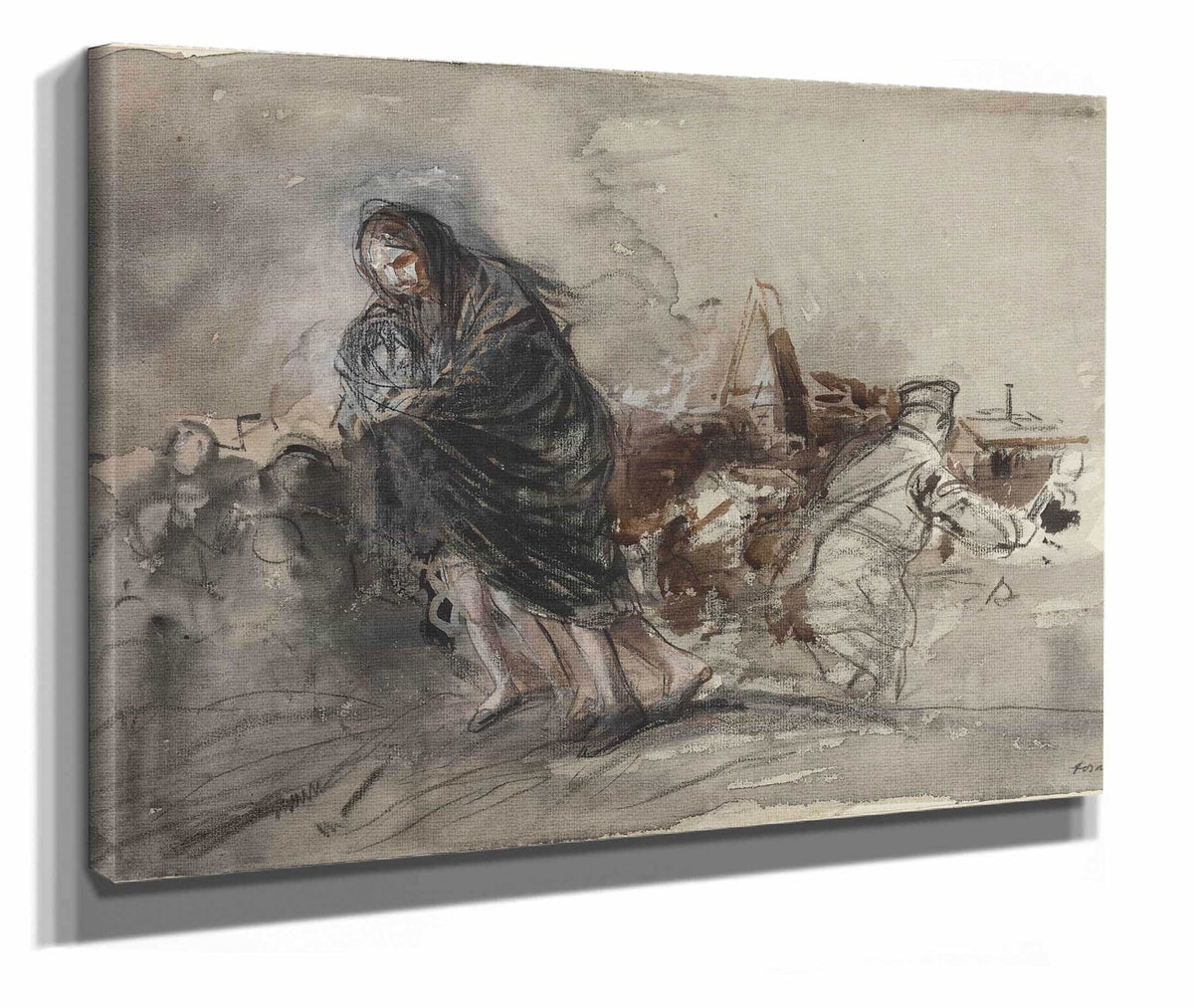 After Douai Probably by Jean Louis Forain