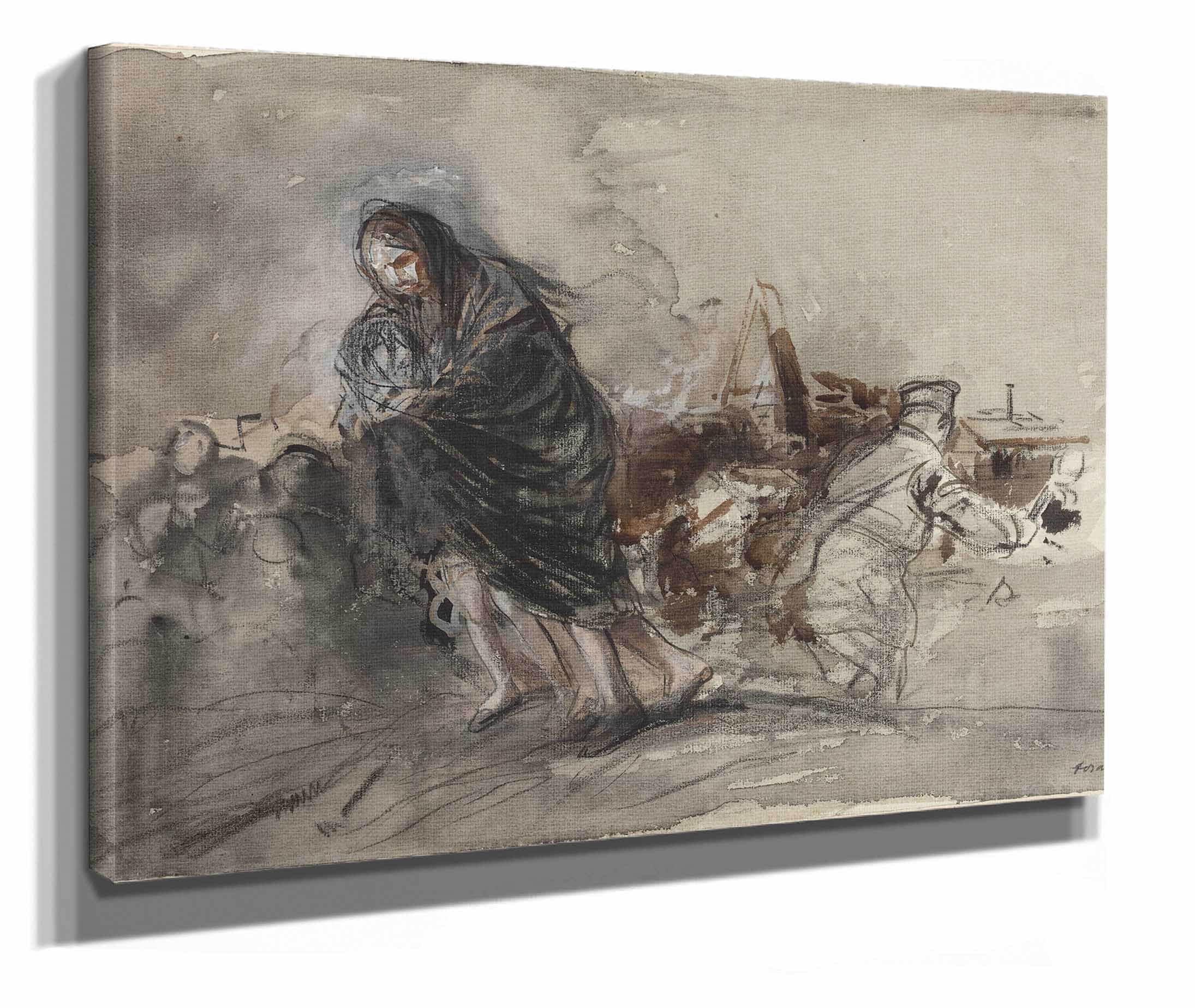 After Douai Probably by Jean Louis Forain