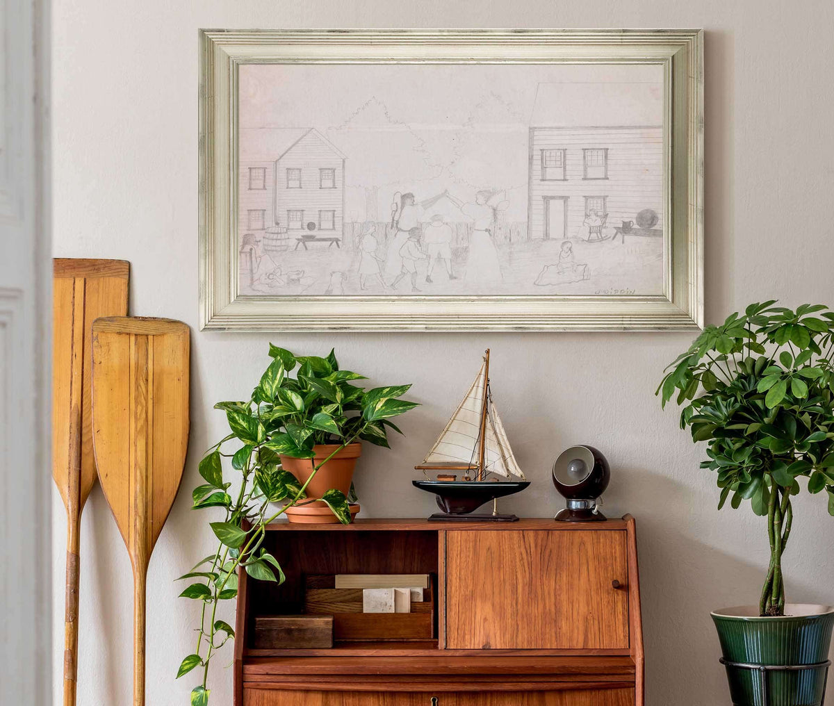 After Supper by Horace Pippin