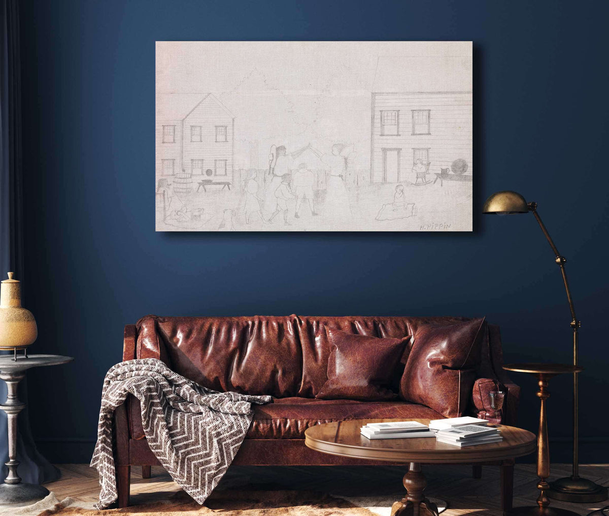 After Supper by Horace Pippin