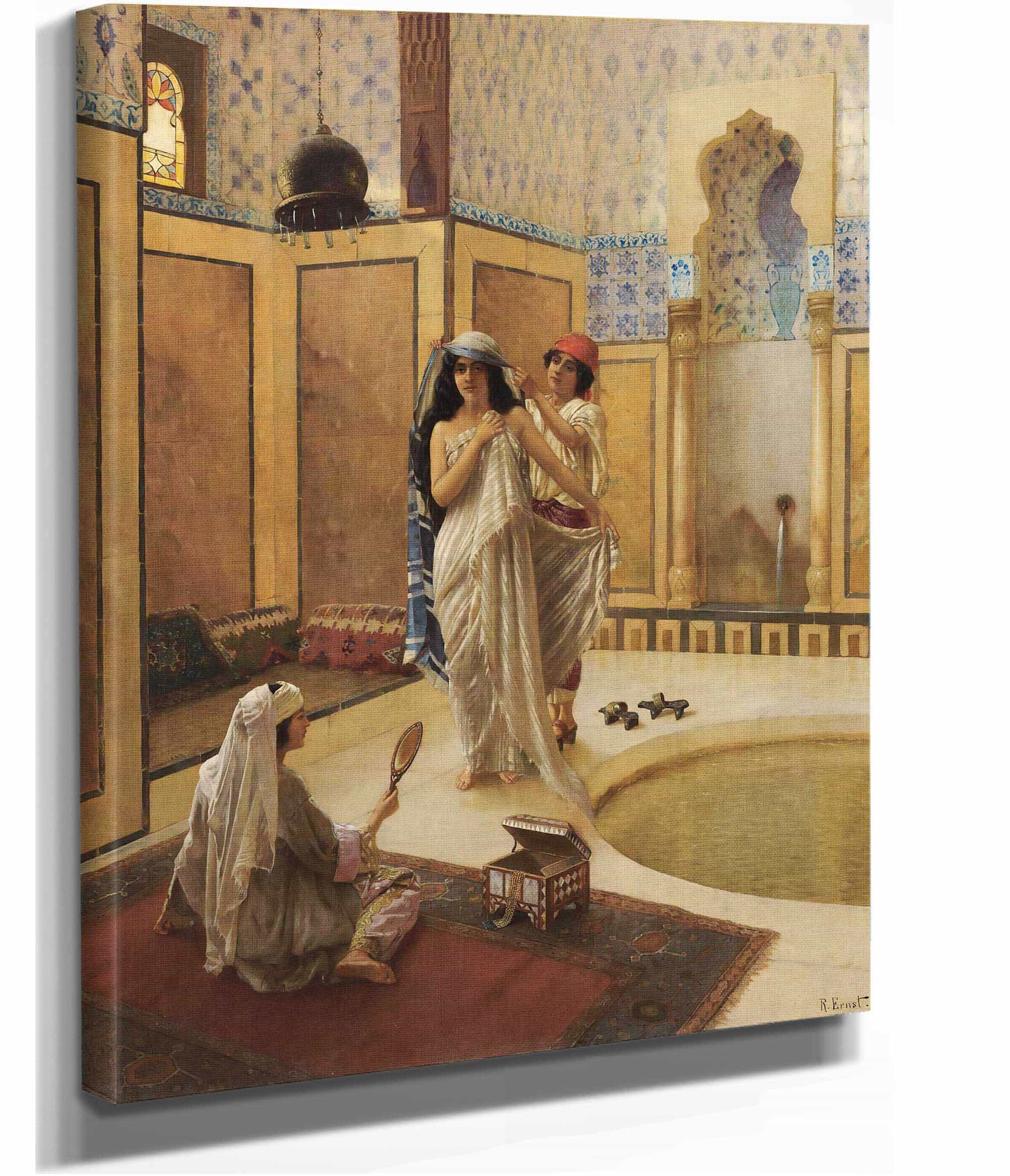 After The Bath by Rudolf Ernst