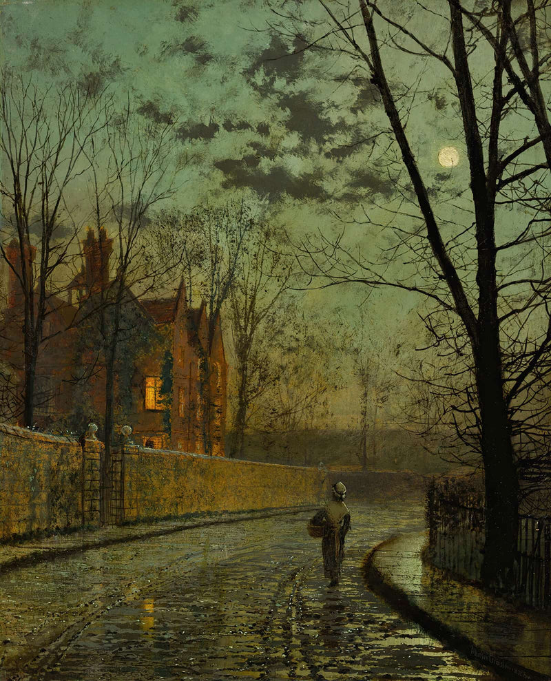 After The Shower by John Atkinson Grimshaw