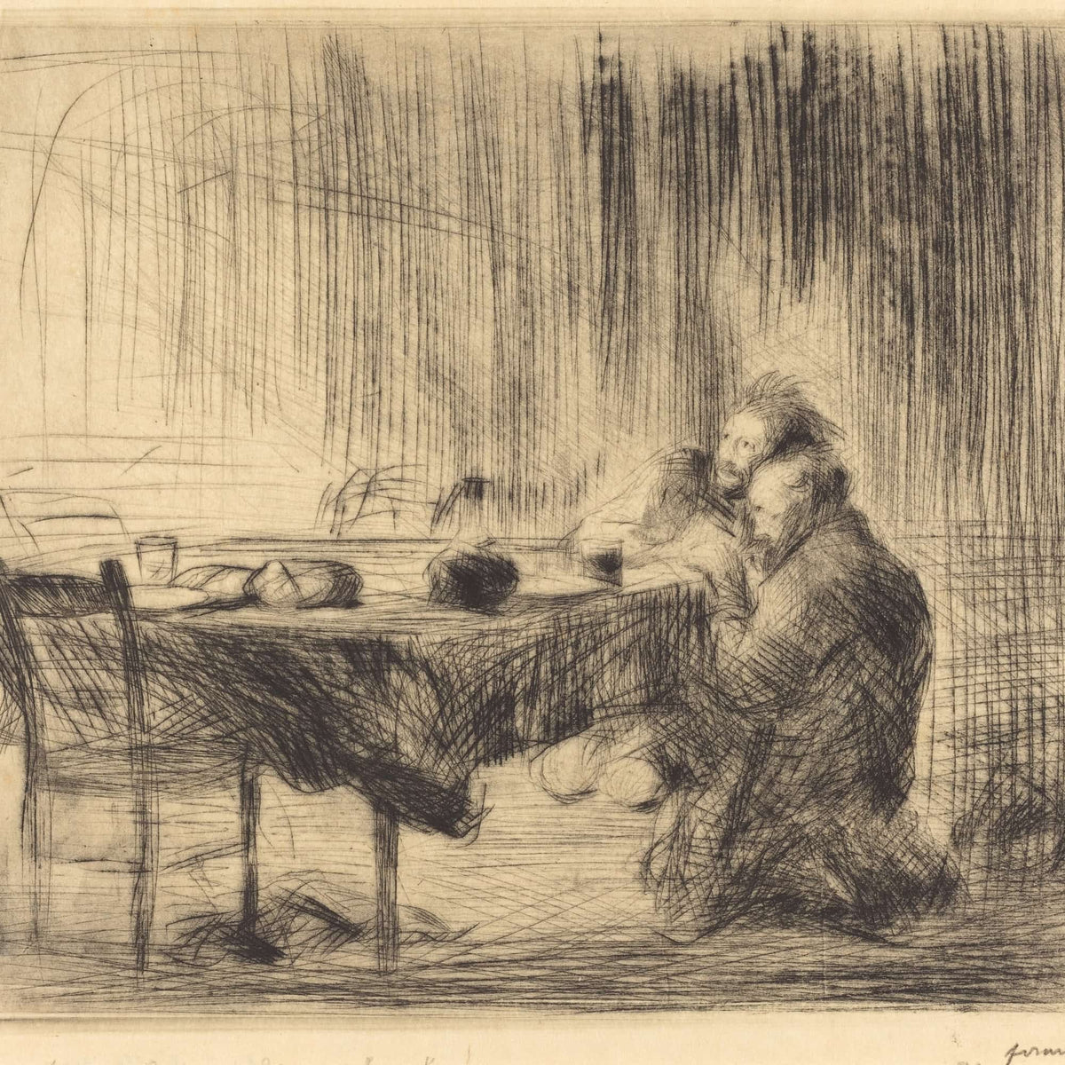 After The Vision Second Plate by Jean Louis Forain