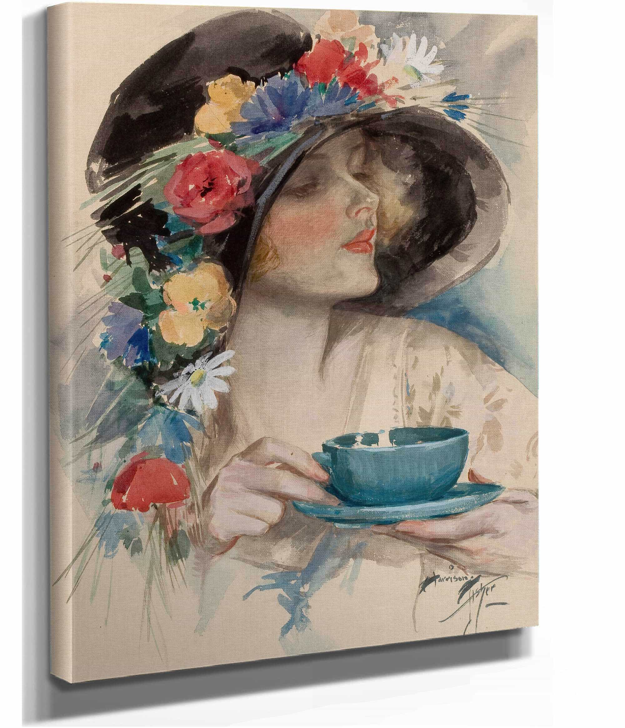 Afternoon Tea by Harrison Fisher