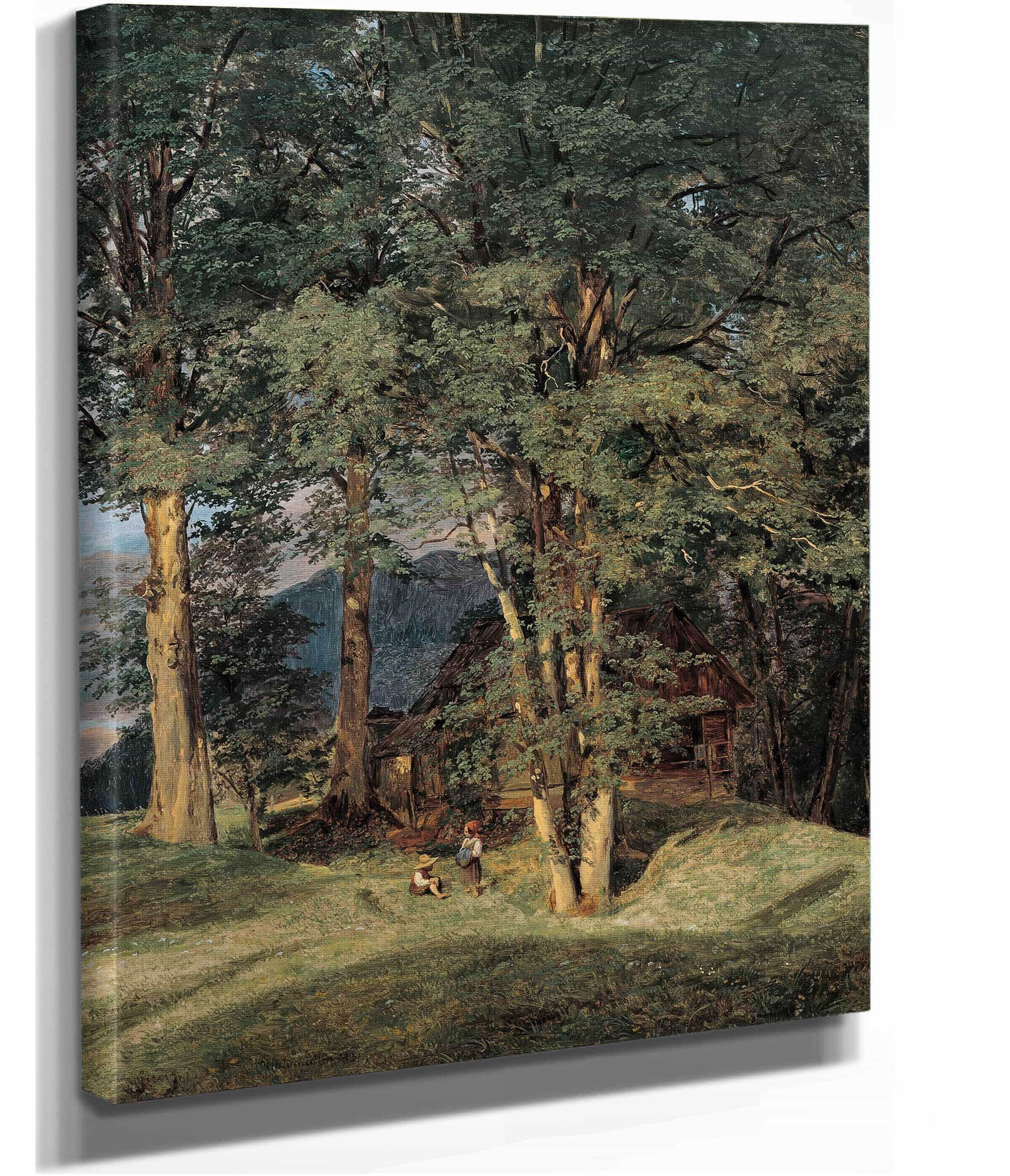 Ahornbaume Bei Ischl by Ferdinand Georg Waldmuller