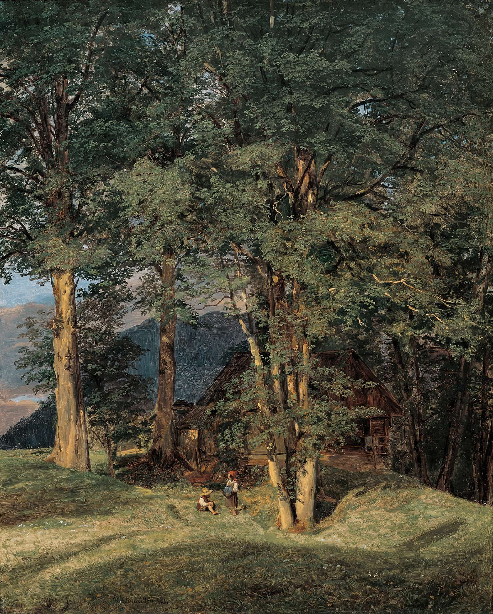 Ahornbaume Bei Ischl by Ferdinand Georg Waldmuller