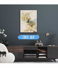 Akvarelstudie Af Landskab Med En Bro Over En Kloft by Wilhelm Marstrand