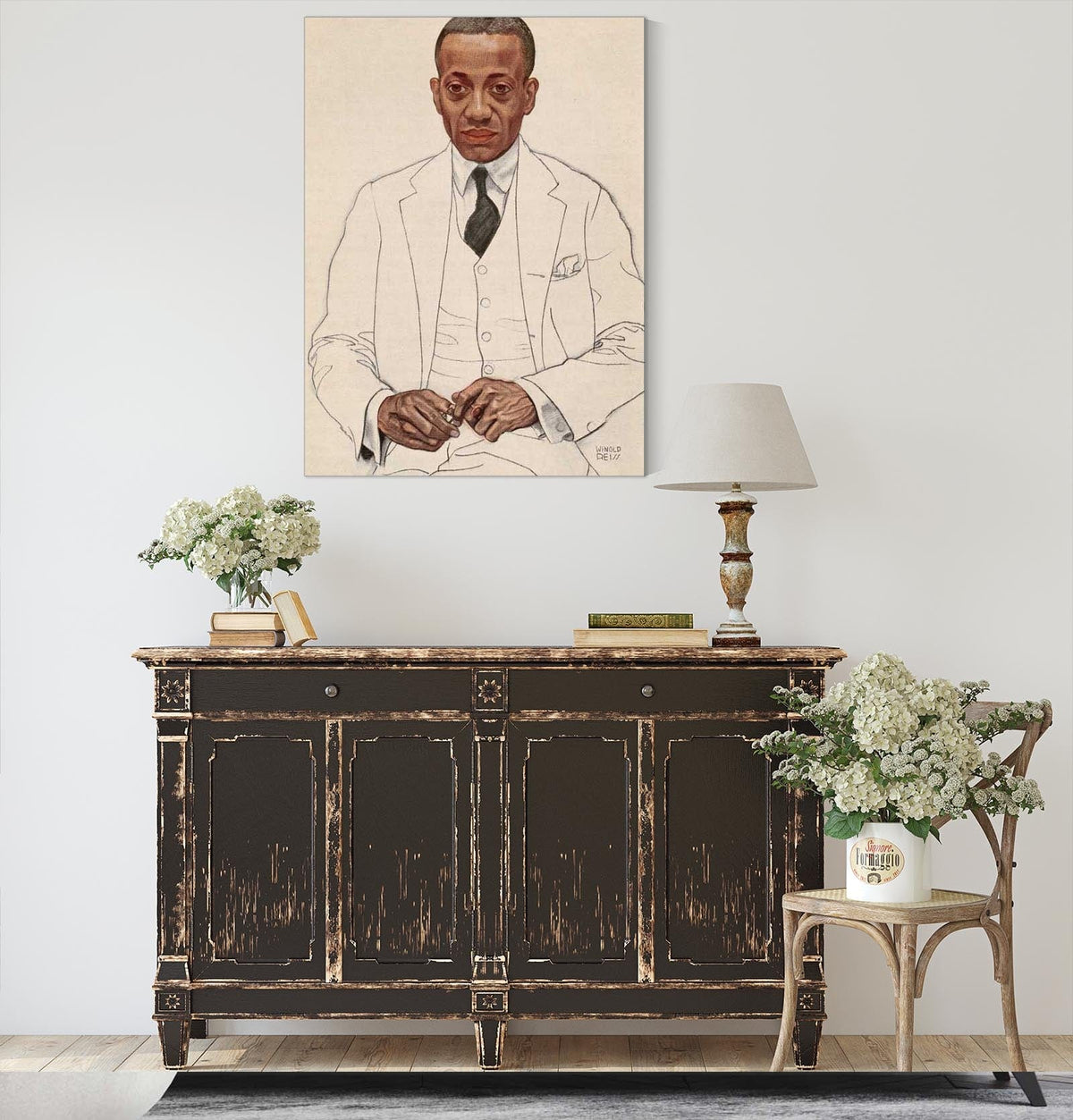 Alain Locke by Winold Reiss