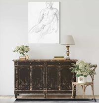 Alaston Mies Luonnos  by Magnus Enckell