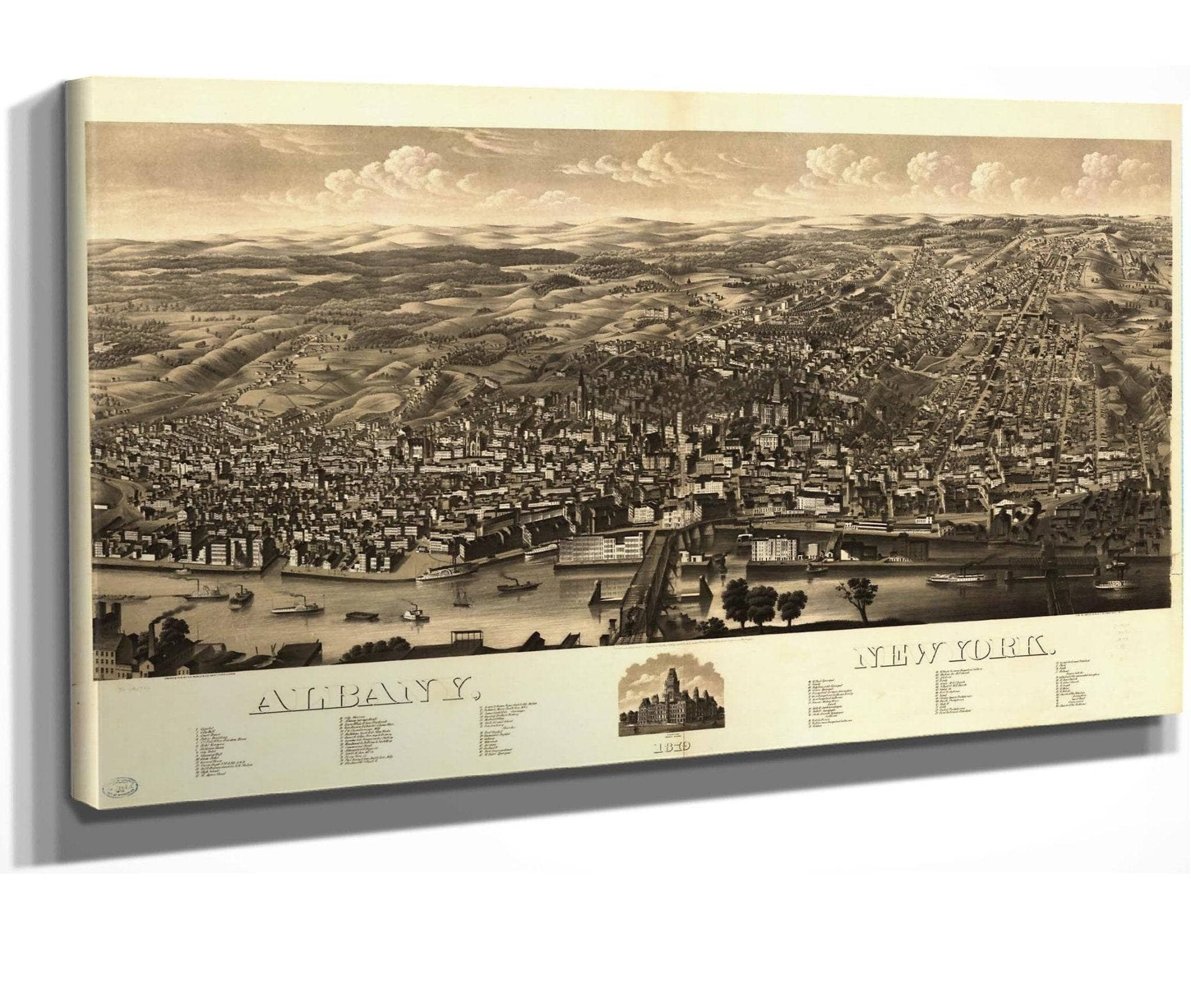 Albany New York 1879  State Of New York