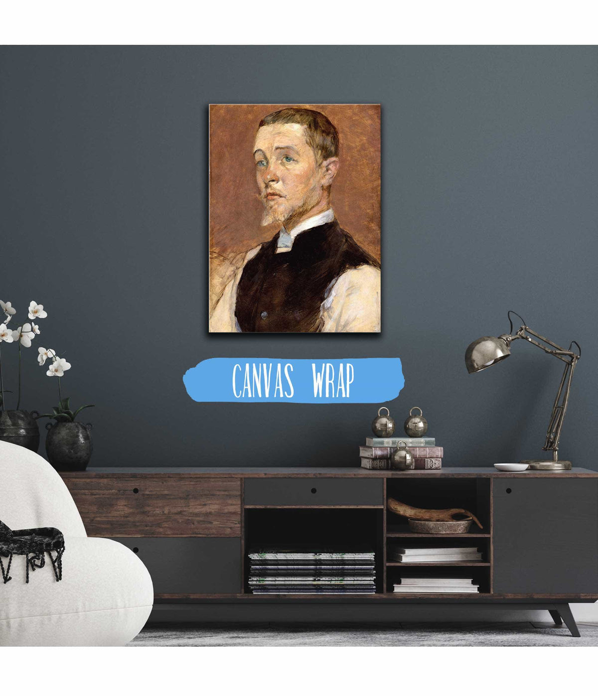 Albert Rene Grenier   by Henri De Toulouse Lautrec