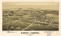 Alburtis And Lockridge Lehigh County Pennsylvania 1893  State Of Pennsylvania