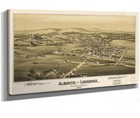 Alburtis And Lockridge Lehigh County Pennsylvania 1893  State Of Pennsylvania