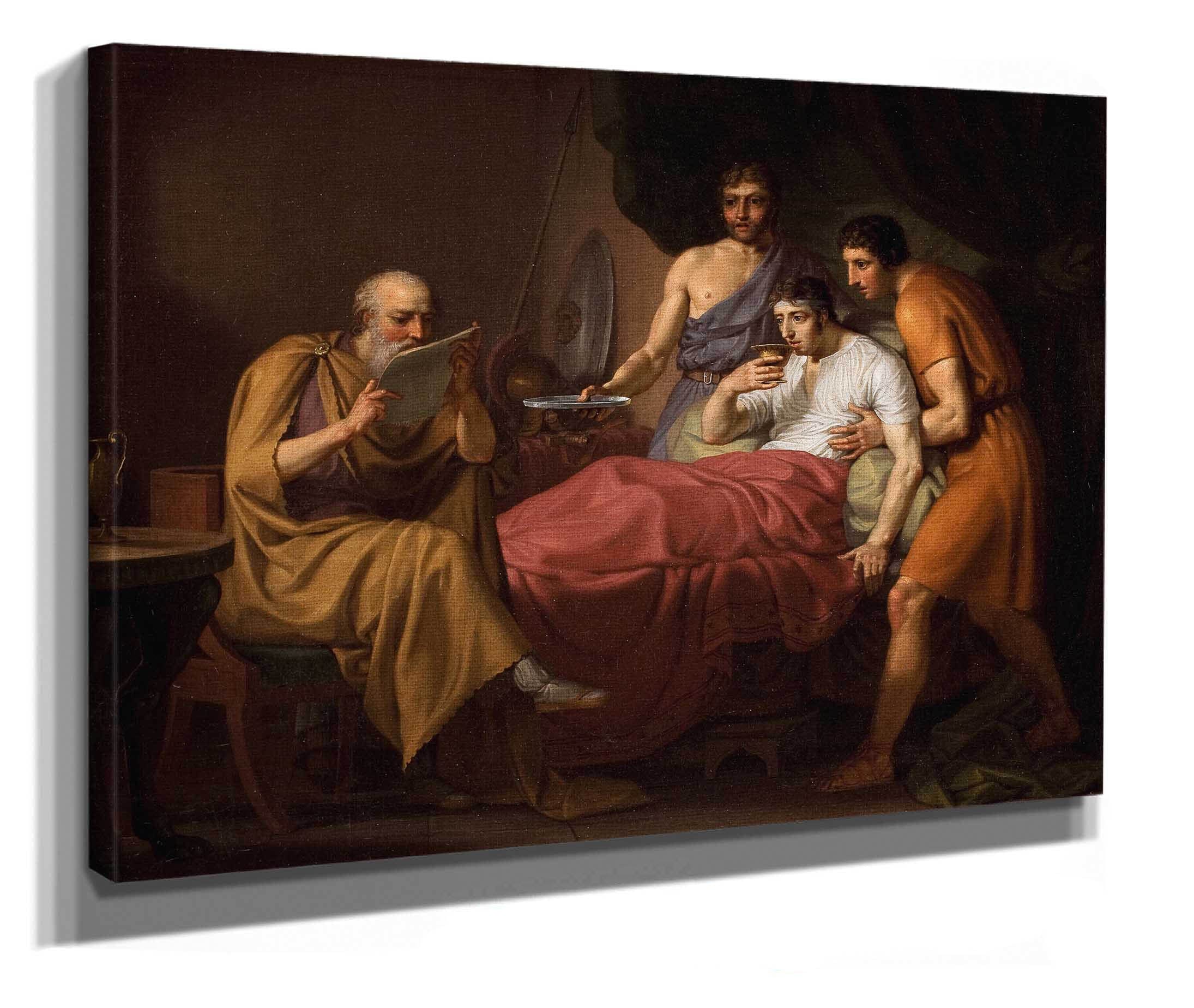 Alexander The Great On His Sickbed by Christoffer Wilhelm Eckersberg
