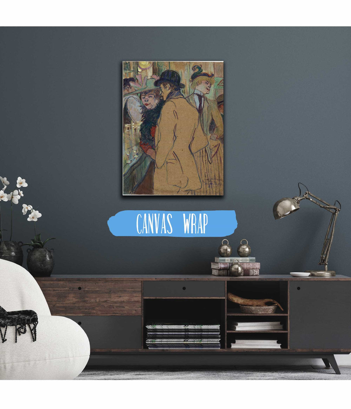 Alfred La Guigne by Henri De Toulouse Lautrec