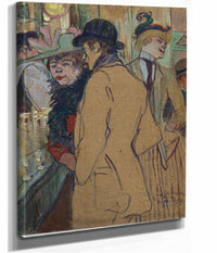 Alfred La Guigne by Henri De Toulouse Lautrec