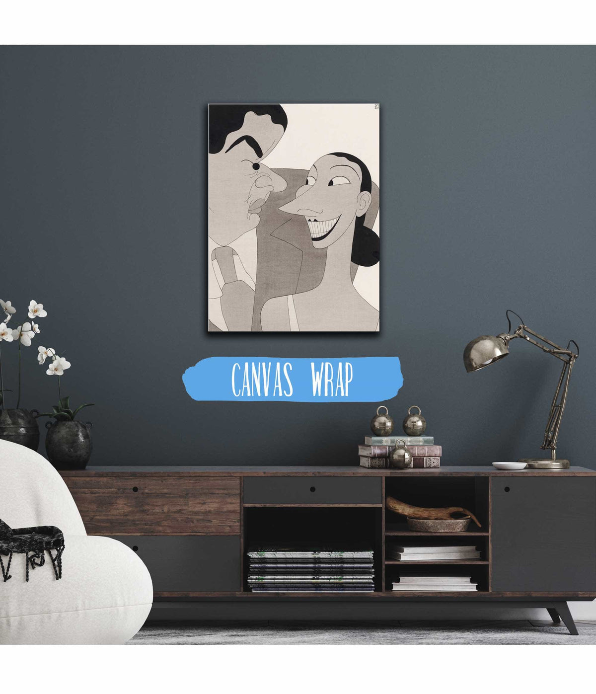 Alfred Lunt And Lynn Fontanne by Ralph Barton