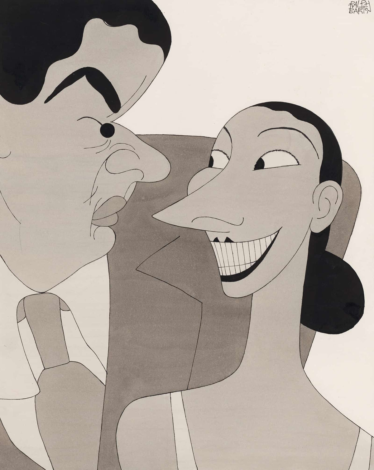 Alfred Lunt And Lynn Fontanne by Ralph Barton