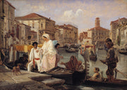 Alighting From A Gondola In Venice by Wilhelm Marstrand