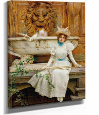 Alla Fontana Le Due Colombe by Vittorio Matteo Corcos