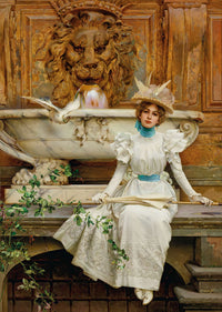 Alla Fontana Le Due Colombe by Vittorio Matteo Corcos