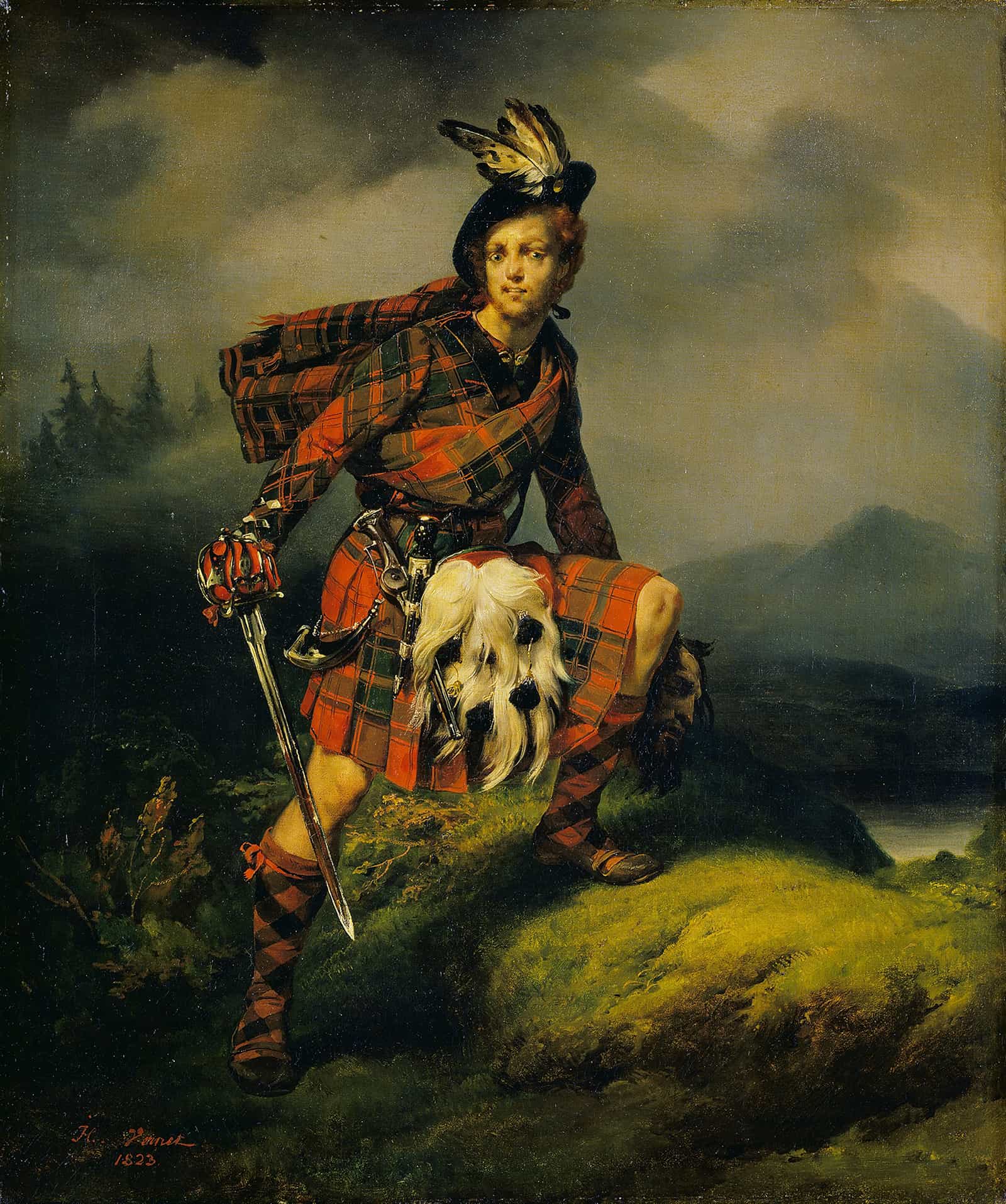 Allan Maulay by Horace Vernet