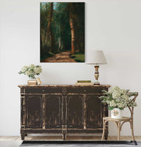 Allee Dans Une Foret by Camille Pissarro