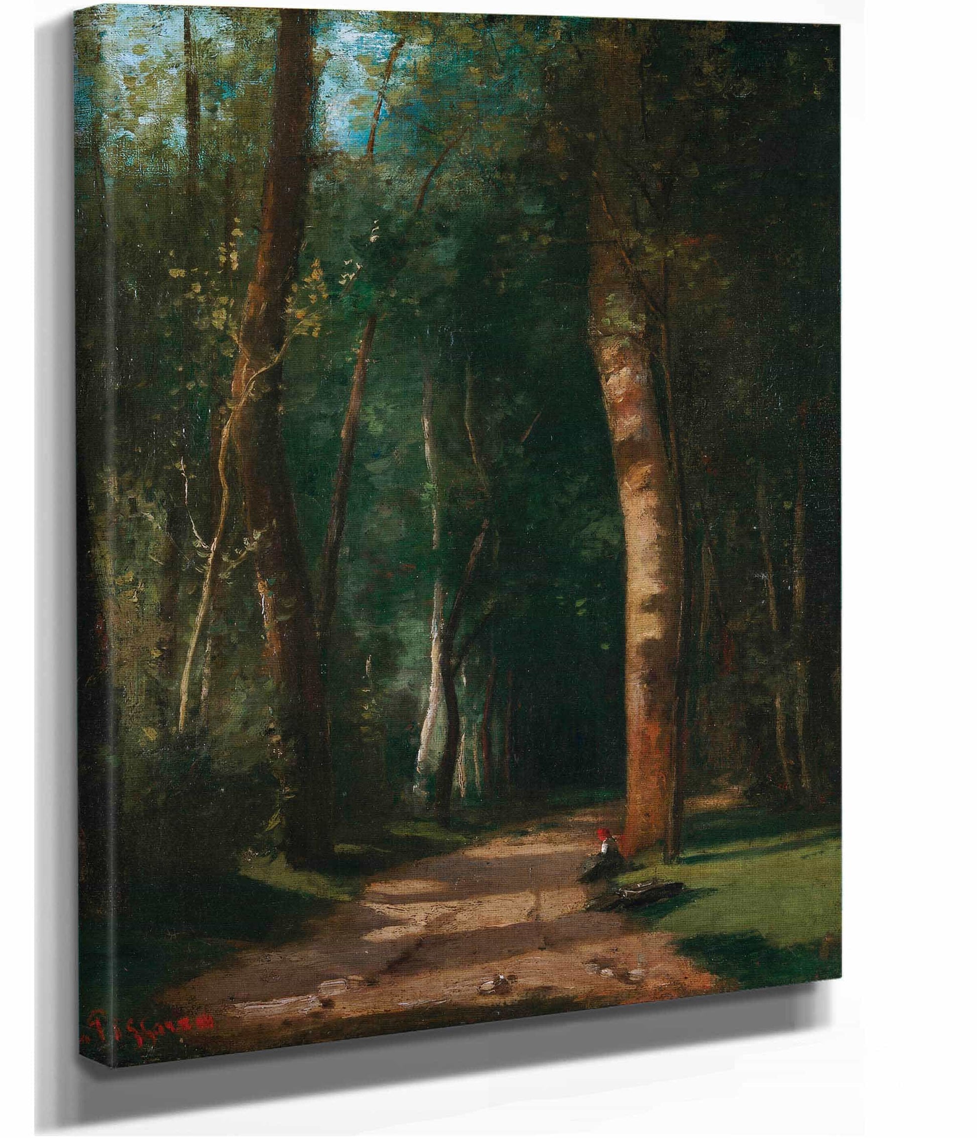 Allee Dans Une Foret by Camille Pissarro