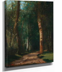 Allee Dans Une Foret by Camille Pissarro
