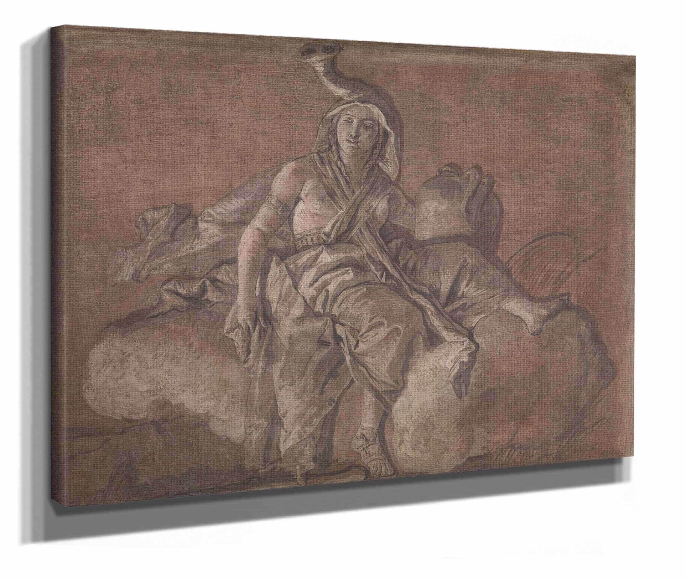 Allegorical Figure Representing Africa by Giovanni Domenico Tiepolo