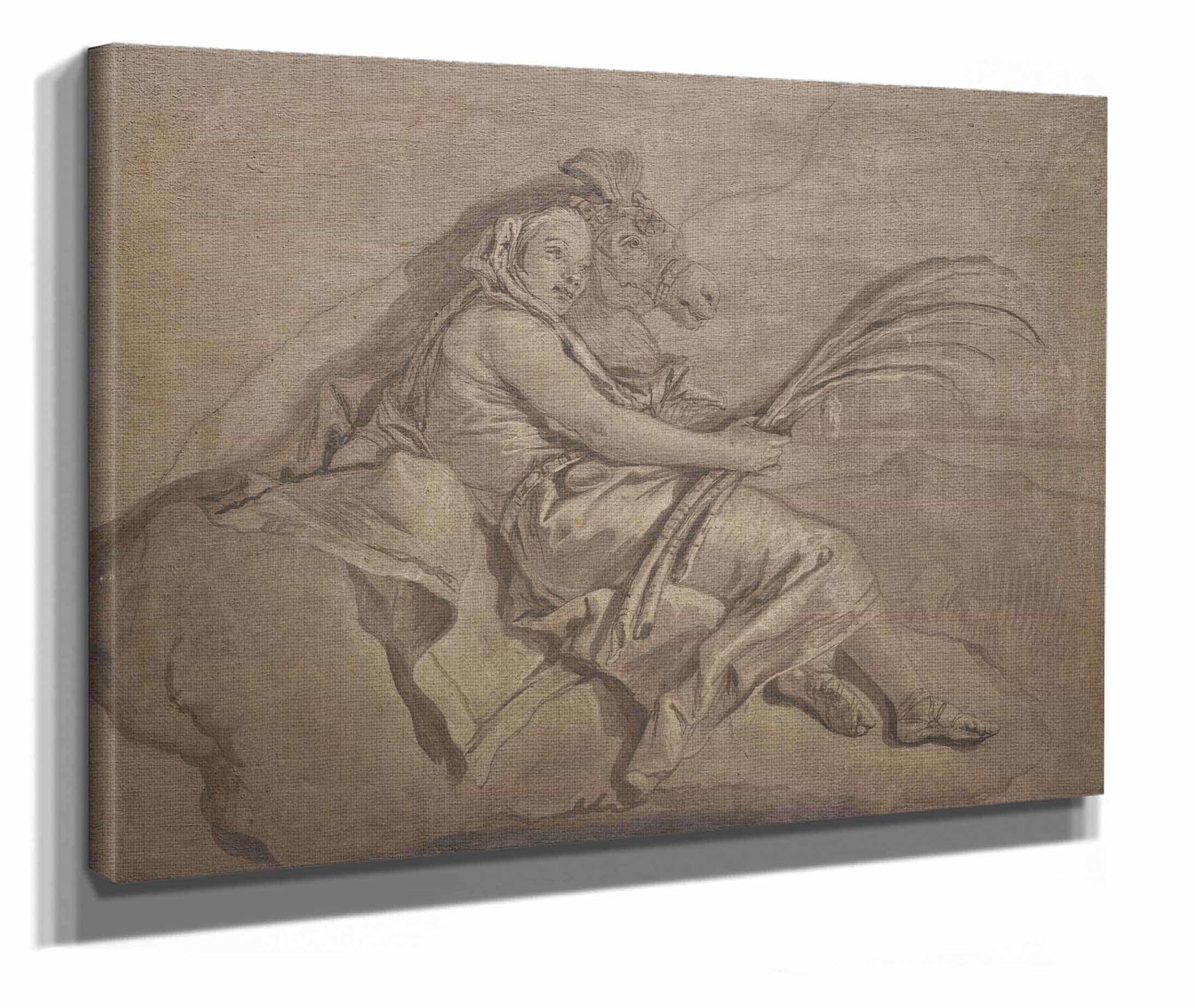 Allegorical Figure Representing Asia by Giovanni Domenico Tiepolo