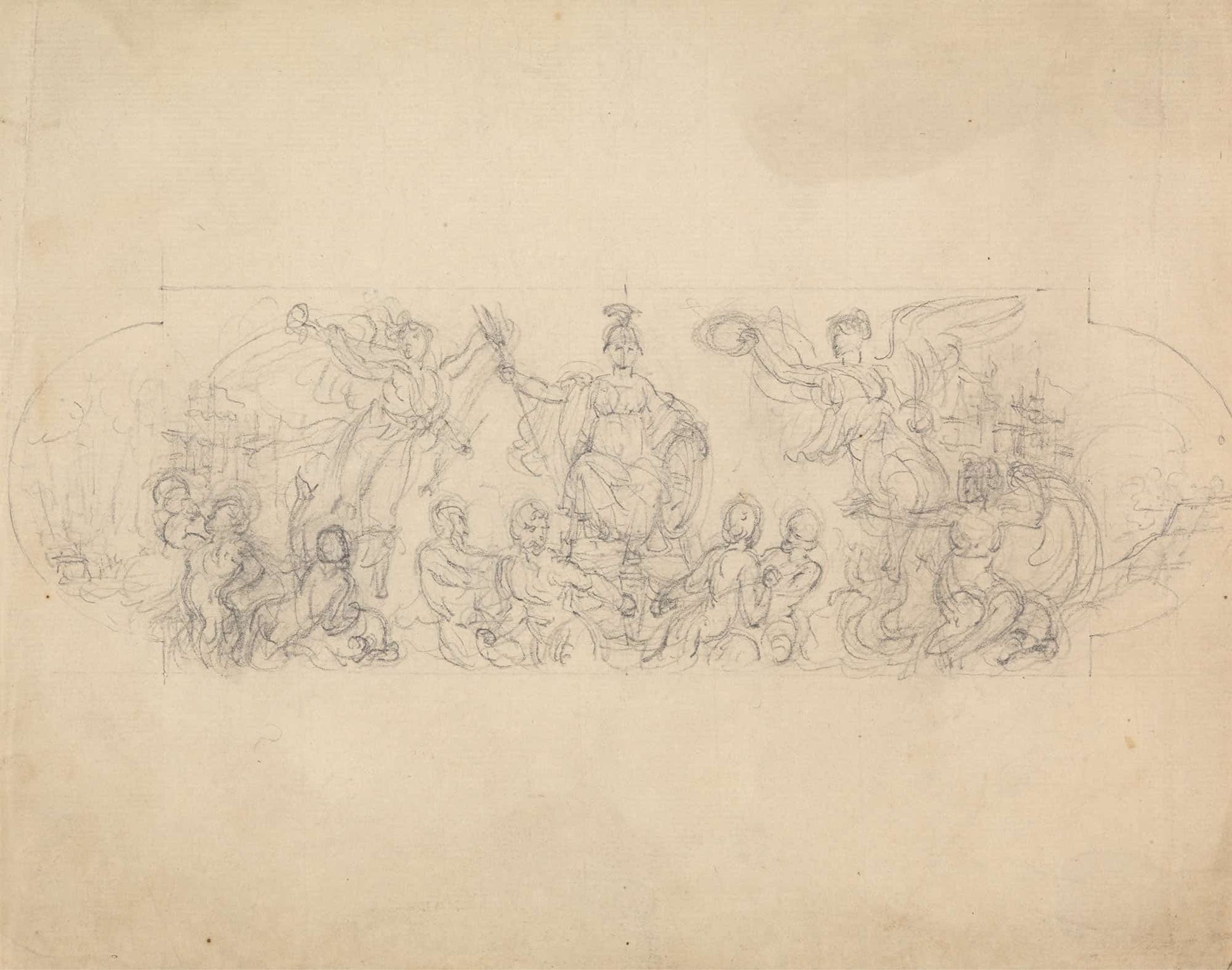Allegorical Sketch Of Victory by Robert Smirke