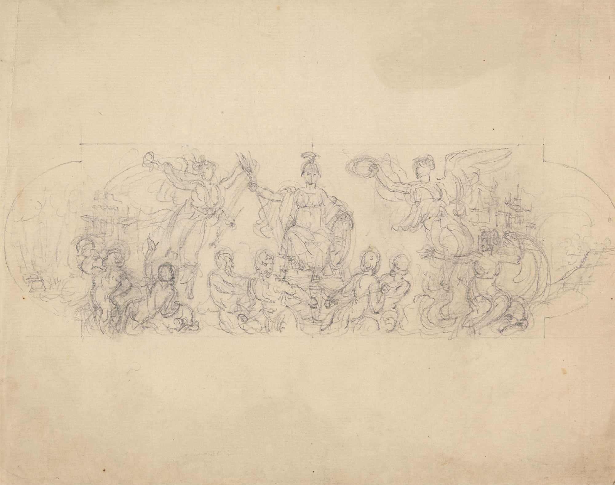 Allegorical Sketch Of Victory by Robert Smirke