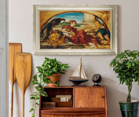 Allegorische Figur Mit Lowe Und Pfau by Hans Canon