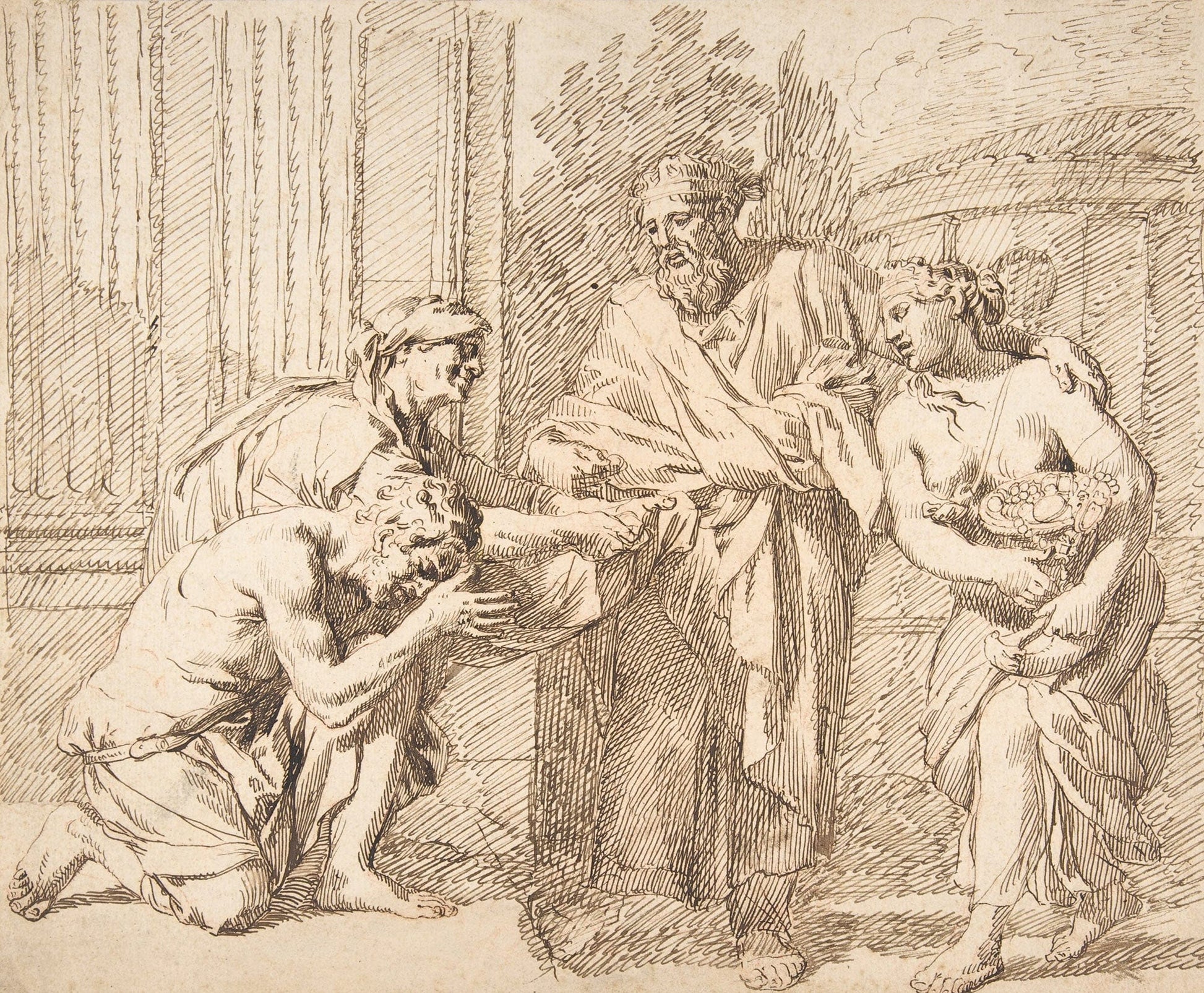 Allegory Of Fecundity Mid Th Early Th Century by Gerard De Lairesse