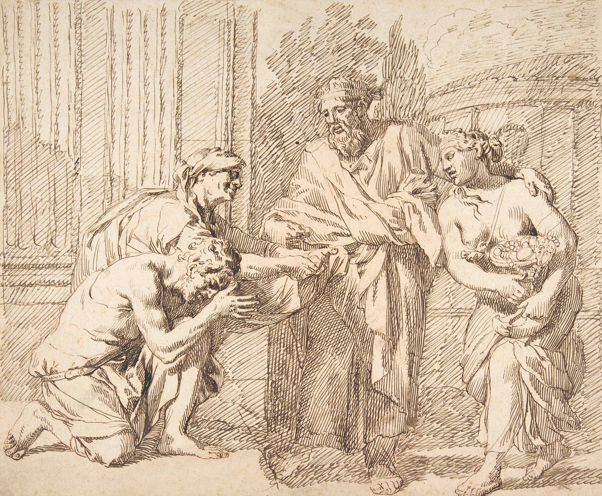 Allegory Of Fecundity Mid Th Early Th Century by Gerard De Lairesse