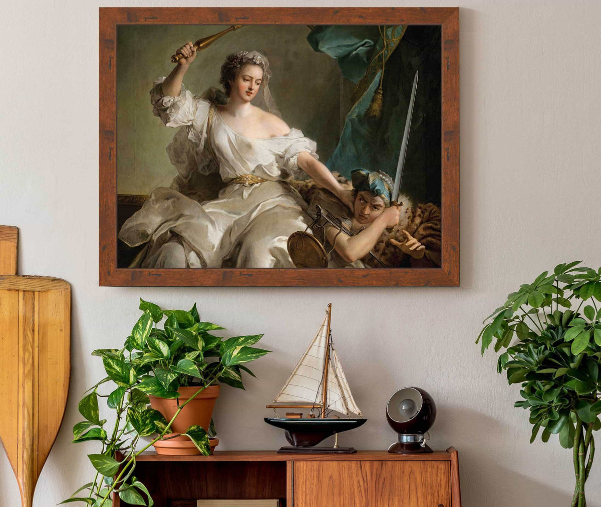 Allegory Of Justice Punishing Injustice by Jean Marc Nattier